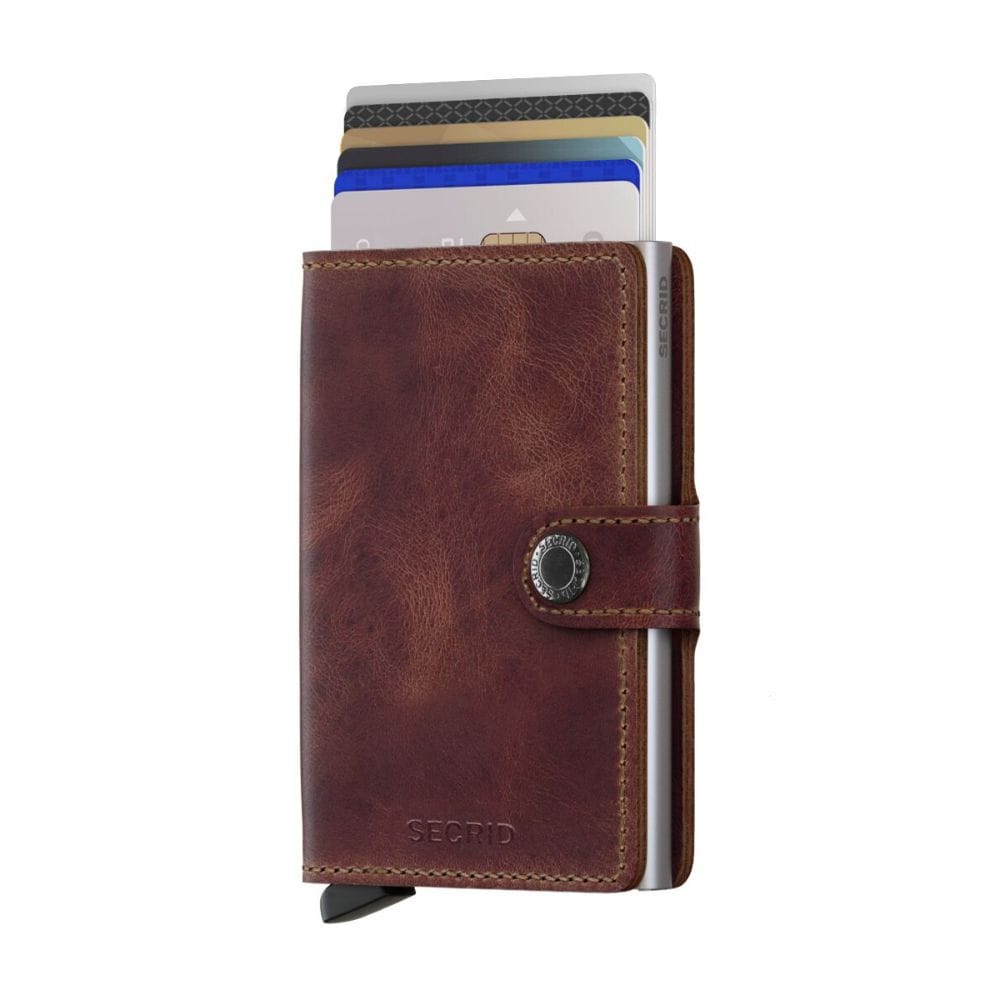 Secrid Miniwallet Vintage novčanik za kartice - braon