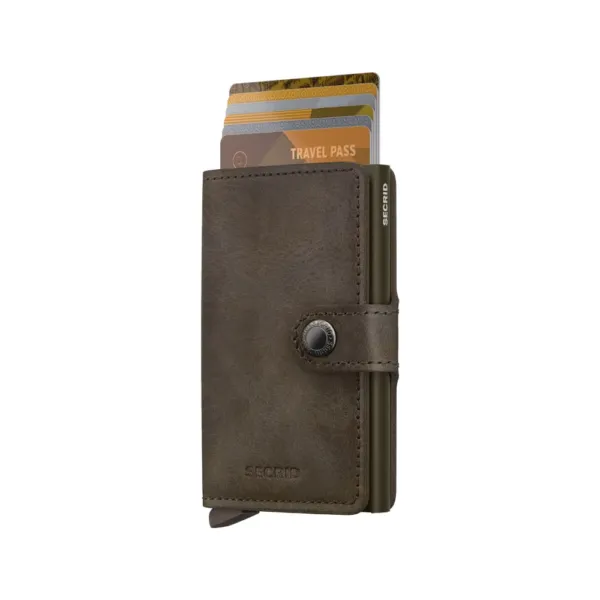 Novčanik Secrid Miniwallet Vintage - Crno braon