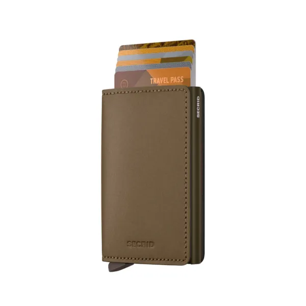 Novčanik Secrid Slimwallet Matte - Bronzana