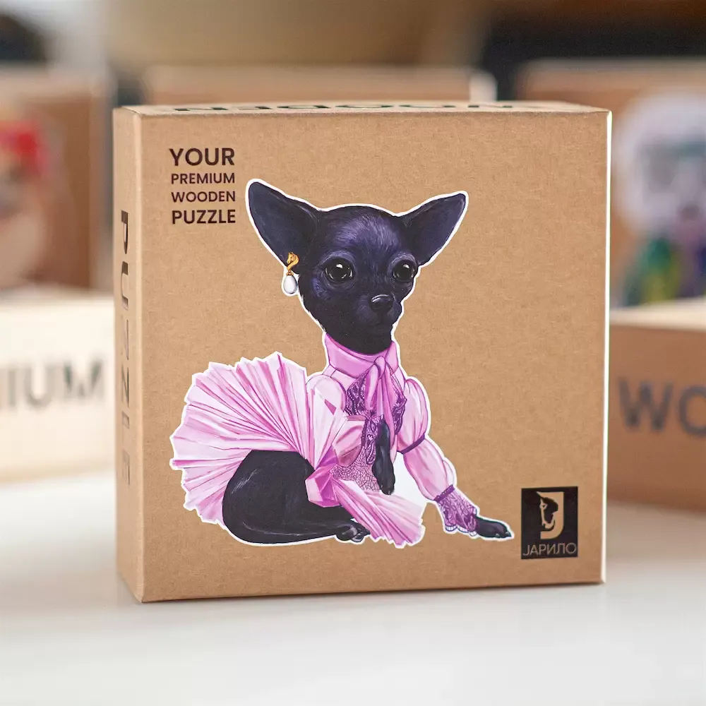 Drvene Puzle Jarilo Slavne kuce - Čivava