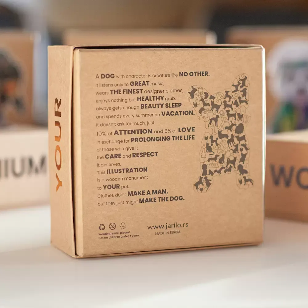 Drvene Puzle Jarilo Slavne kuce - Čivava