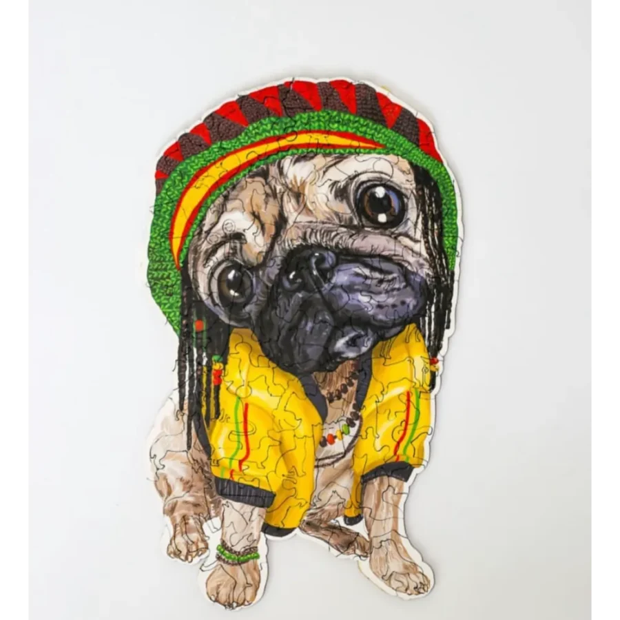 Drvene Puzle Jarilo Slavne kuce - Mops