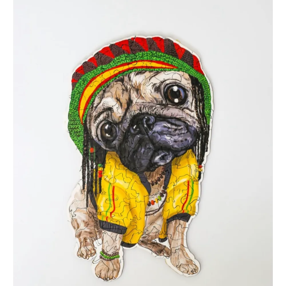 Drvene Puzle Jarilo Slavne kuce - Mops