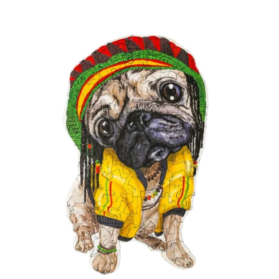 Drvene Puzle Jarilo Slavne kuce - Mops