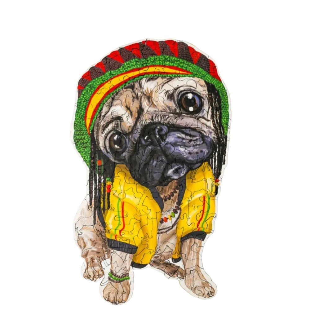 Drvene Puzle Jarilo Slavne kuce - Mops