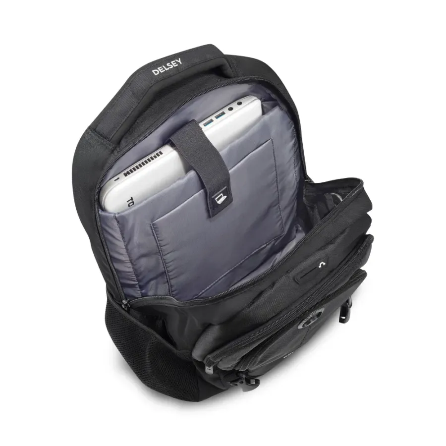 Ranac Delsey Paris Element Backpack Navigator crni