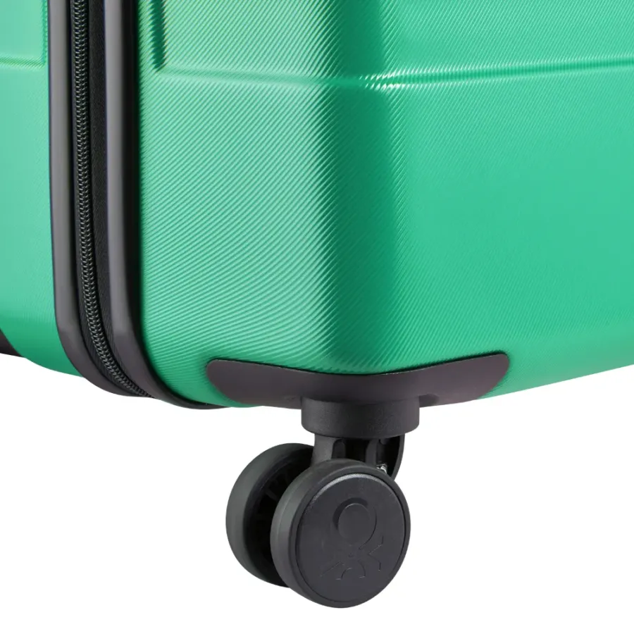 Srednji Kofer Delsey Benetton Hardside zeleni