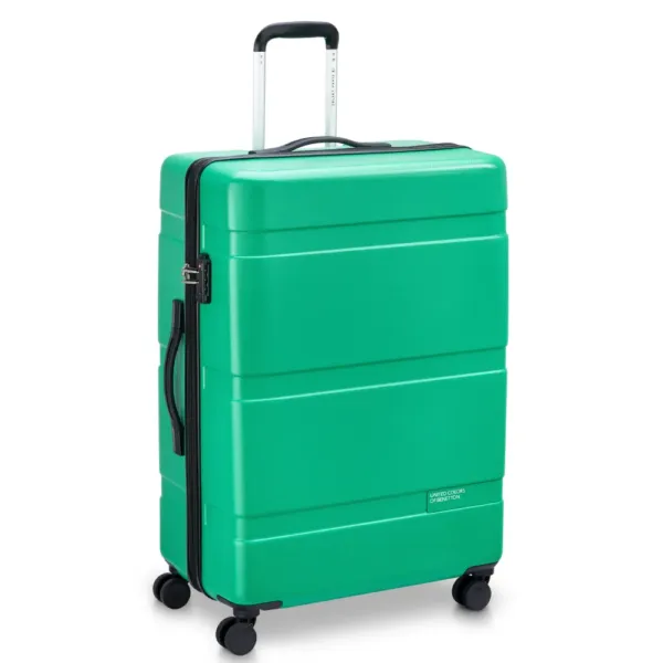 Veliki Kofer Delsey Benetton Hardside zeleni