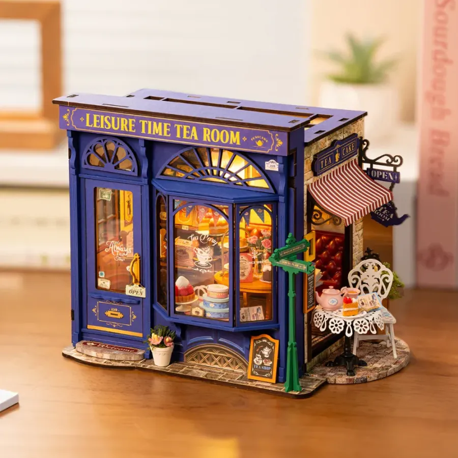 3D puzzle Robotime - Leisure Time Tea Room DG171
