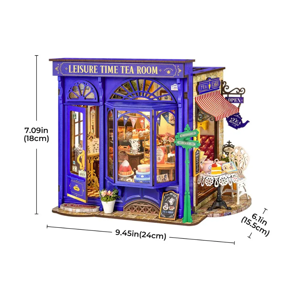 3D puzzle Robotime - Leisure Time Tea Room DG171