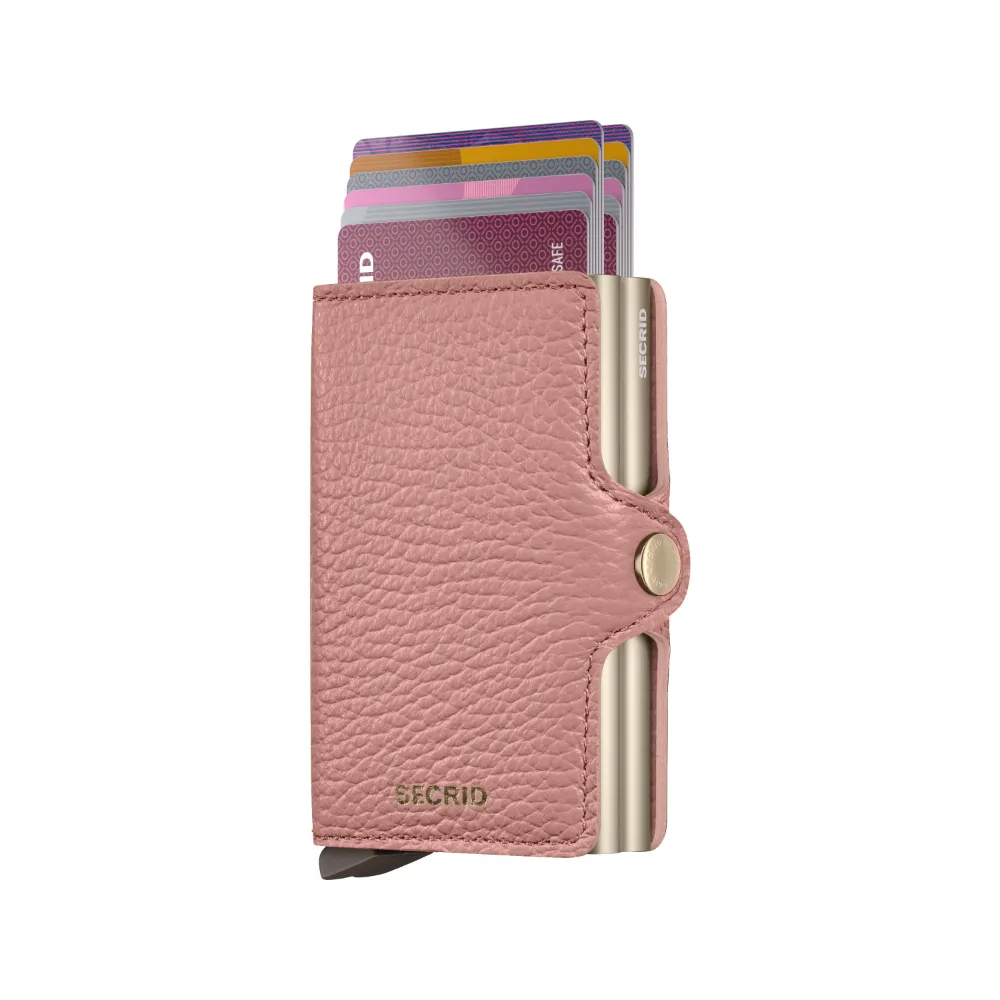 Novčanik Secrid Twinwallet Pebble, roza
