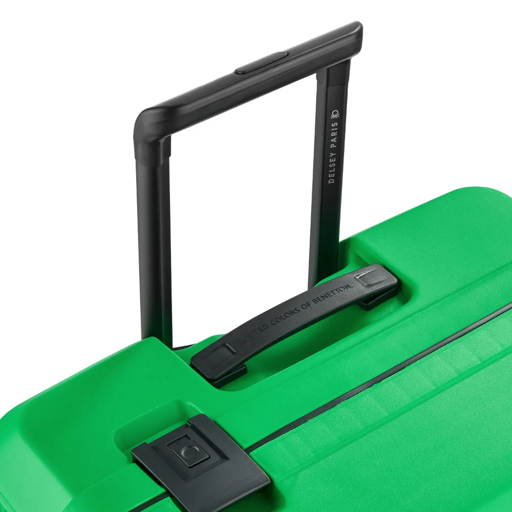 Srednji Kofer Delsey Benetton Color Block Hardside, zeleni