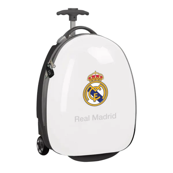 Dečiji kofer na točkiće 16" Real Madrid Equip. 26/27 28x23×43cm - Bela
