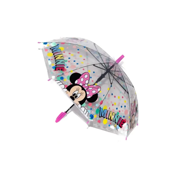 Dečiji kišobran Minnie Mouse 43,5 cm transparentan - 44cm