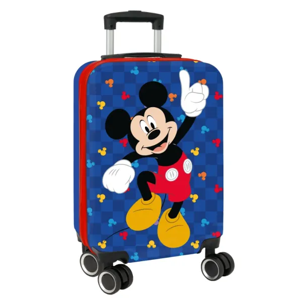 Dečiji kofer kabinski Mickey Mouse plavi 34×20×55cm - Plava