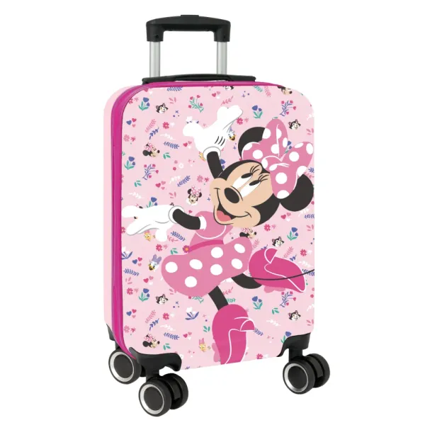 Dečiji kofer kabinski Minnie Mouse rozi 34×20×55cm - Roza