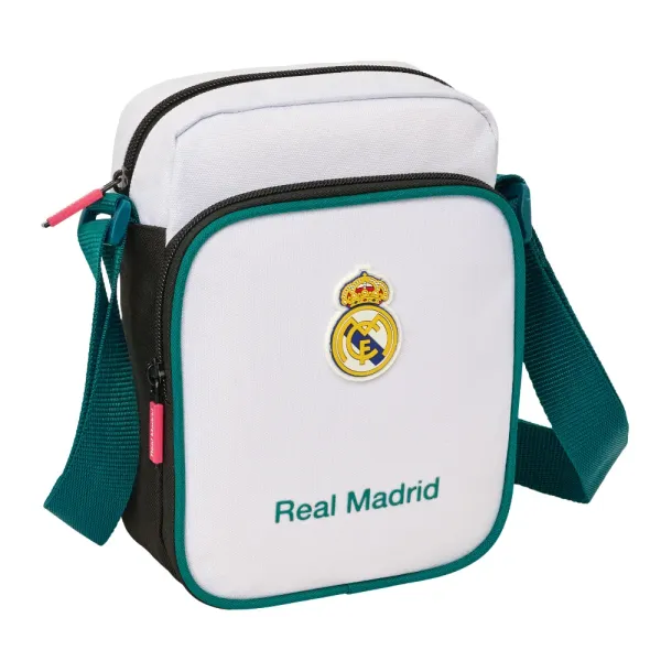 Mala torbica preko ramena F.C. Barcelona / Real Madrid Equip. 26/27 16×6×22cm - Bela
